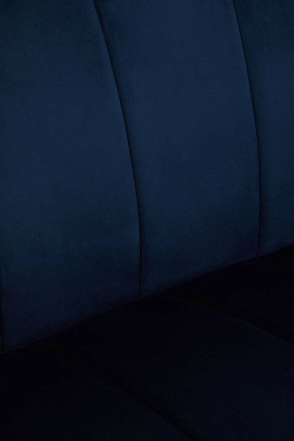 Siena Two Seat Midnight Blue Velvet Sofa - XShowhome Limited - Xshowhome
