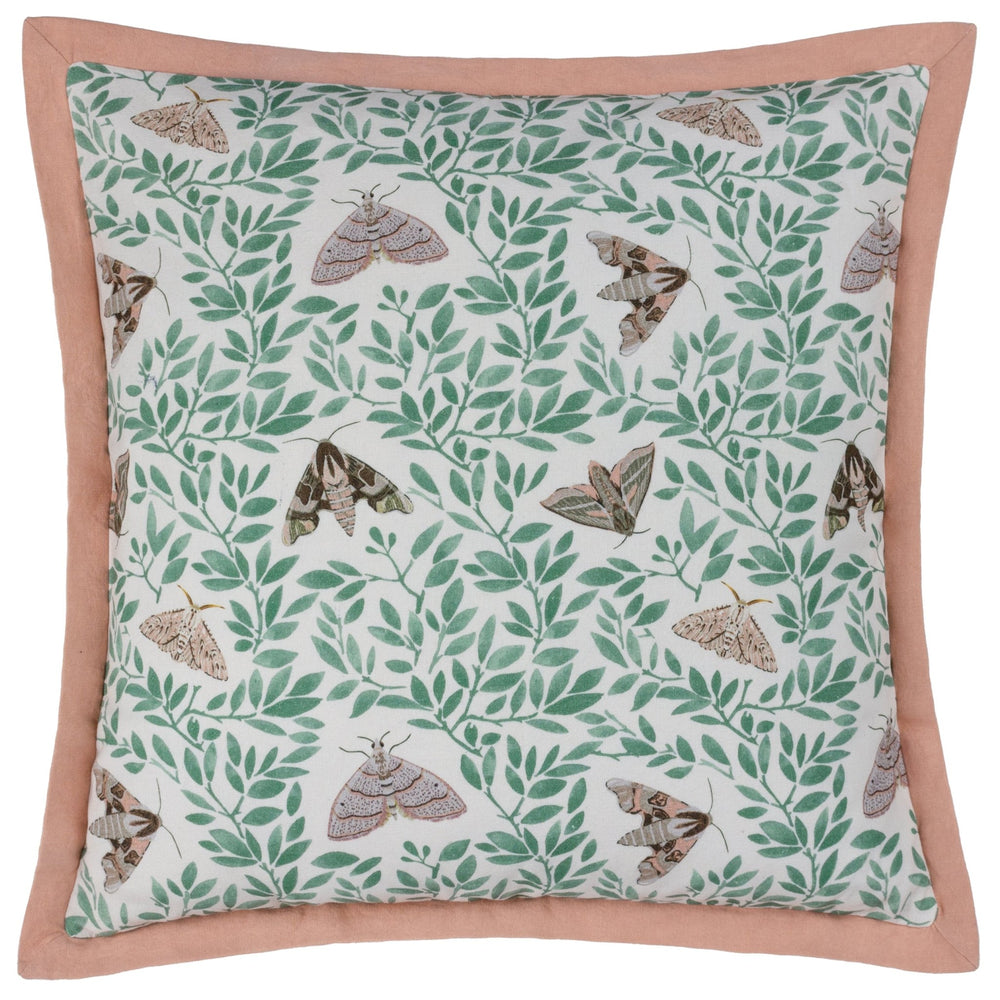 Silk Moth 50x50 Feather Filled Cushion Pale Pink - Canwell Interiors Limited - Riva