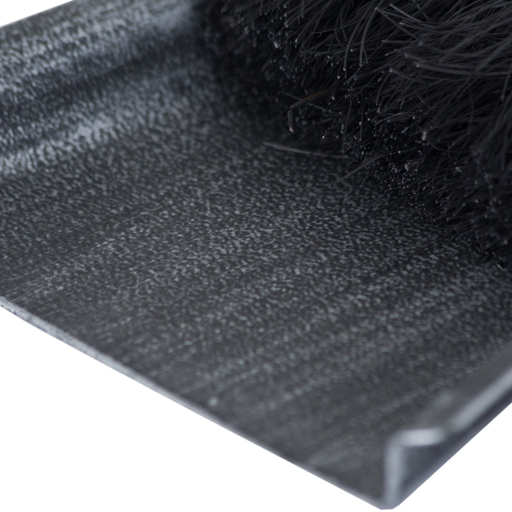 Silver Brushed Steel Crook Top Hearth Tidy Set - Canwell Interiors Limited - Hills