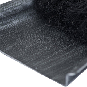 Silver Brushed Steel Crook Top Hearth Tidy Set - Canwell Interiors Limited - Hills