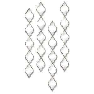 Silver Quarterfoil Decorative Hanging Mirror - Canwell Interiors Limited - Hills