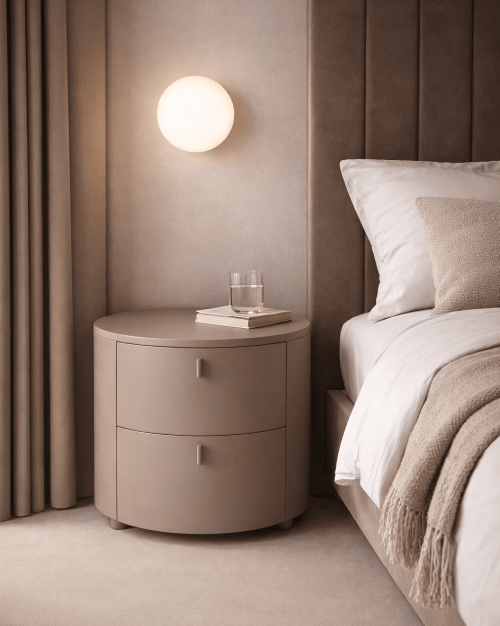 Sims Bedside Table - Cocoa - XShowhome Limited - Tommy Franks