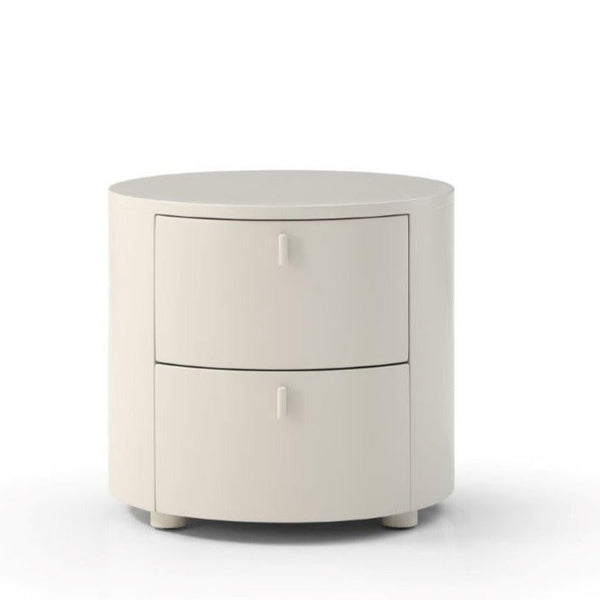 Sims Bedside Table - Matte Beige - Tommy Franks