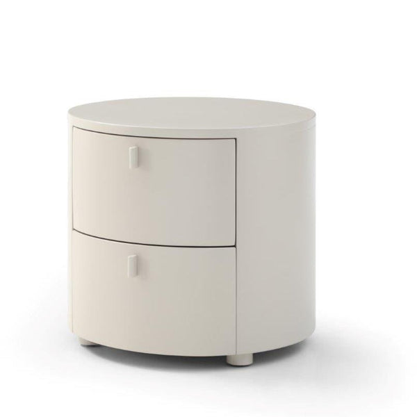 Sims Bedside Table - Matte Beige - Tommy Franks