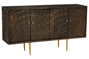 Sipari 4 Door Mango Wood Sideboard - Canwell Interiors Limited - Xshowhome