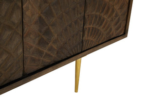 Sipari 4 Door Mango Wood Sideboard - Canwell Interiors Limited - Xshowhome