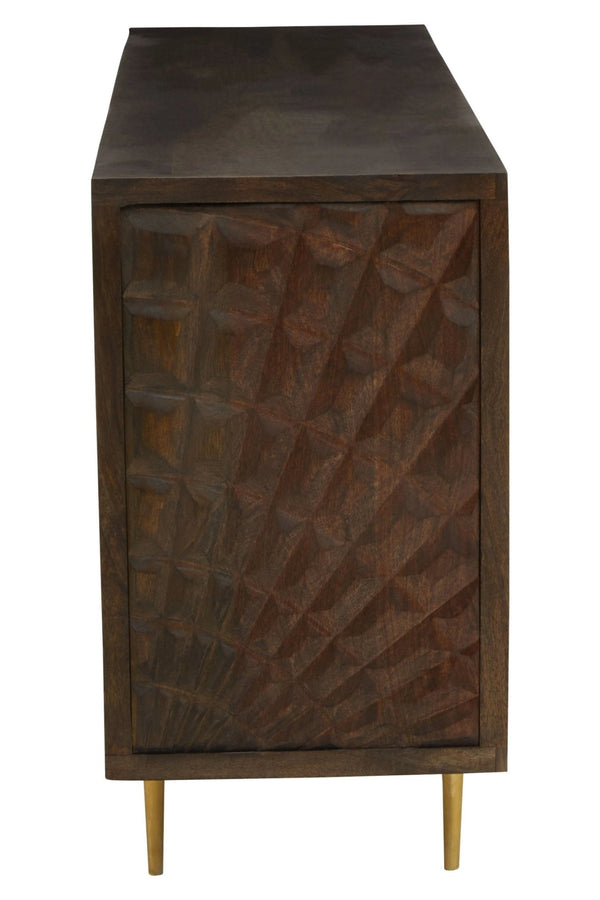 Sipari 4 Door Mango Wood Sideboard - XShowhome Limited - Xshowhome