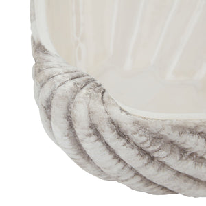 Siren Medium Ceramic Shell Bowl - Canwell Interiors Limited - Hills