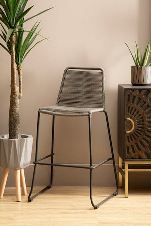 Sisal Grey Rope Bar Chair - Canwell Interiors Limited - Xshowhome
