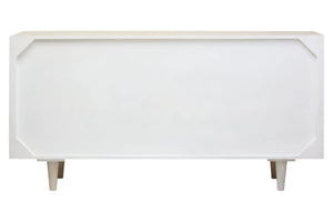 Sita Four Door Whitewash Mango Wood Abstract Sideboard - XShowhome Limited - Xshowhome