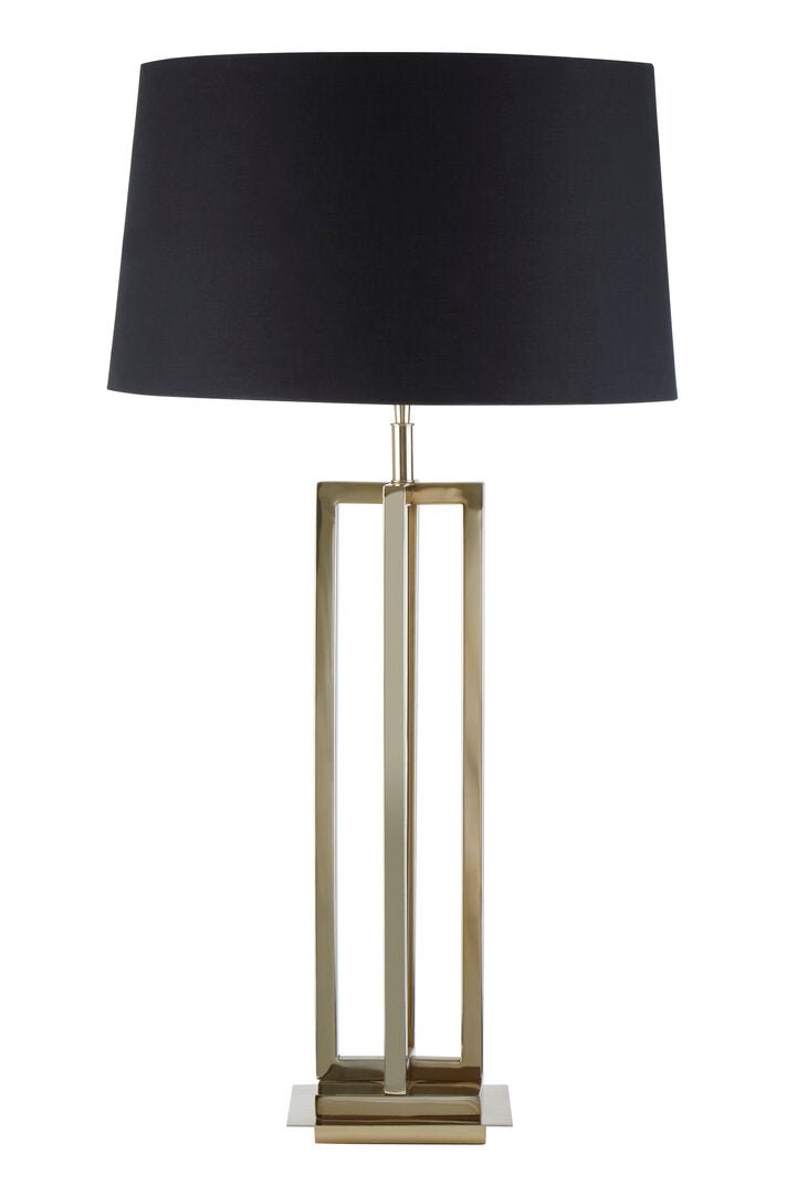 Skye Gold Finish Rectangular Table Lamp - Canwell Interiors Limited - Xshowhome