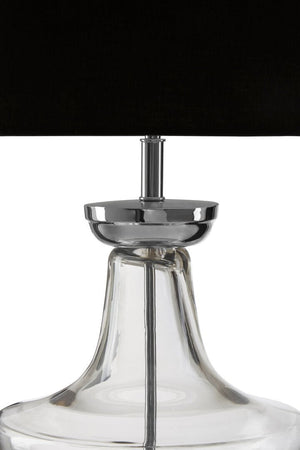Skye Table Lamp with Clear Base - Canwell Interiors Limited - Xshowhome