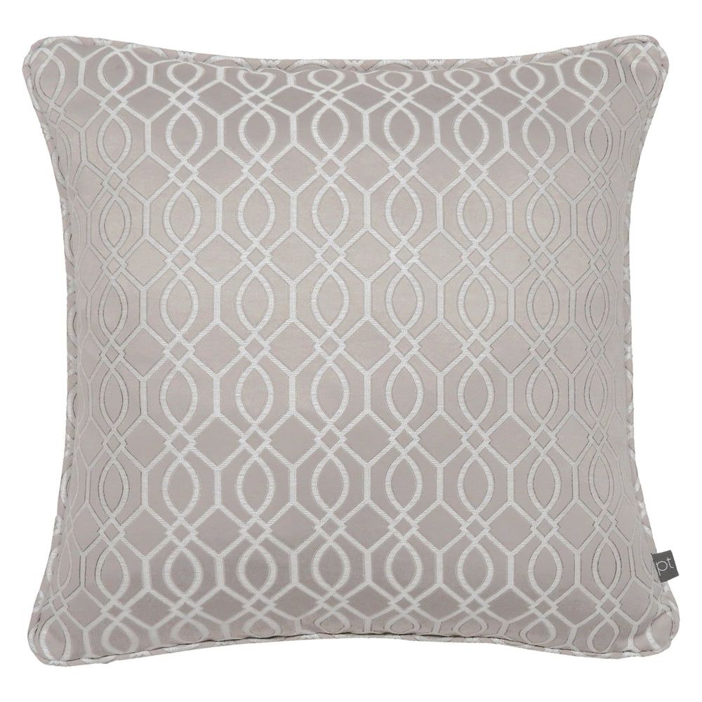 Skyscraper 43x43 Feather Filled Cushion Stone - Canwell Interiors Limited - Riva