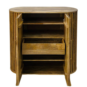 Slatted 2 Door Highboard - XShowhome Limited - Jaipur