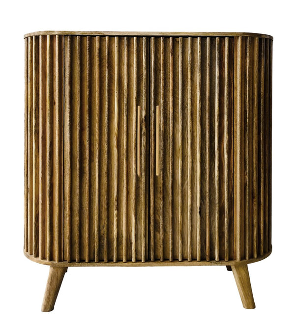 Slatted 2 Door Highboard - XShowhome Limited - Jaipur