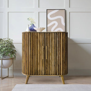 Slatted 2 Door Highboard - XShowhome Limited - Jaipur