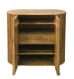 Slatted 2 Door Highboard - XShowhome Limited - Jaipur
