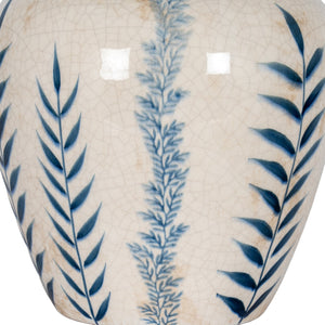 Small Blue Flora Olpe Vase - Canwell Interiors Limited - Hills