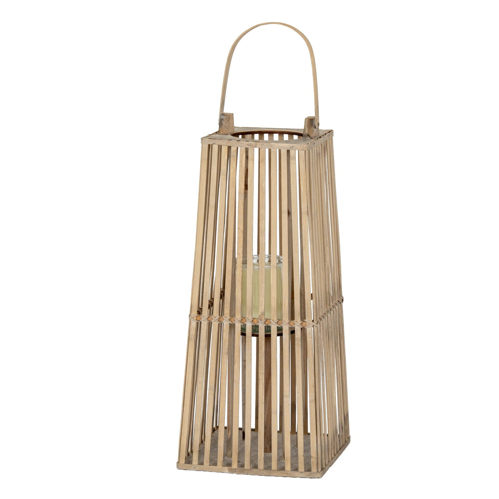 Small Silo Wicker Lantern with Glass Holder - Canwell Interiors Limited - Hills