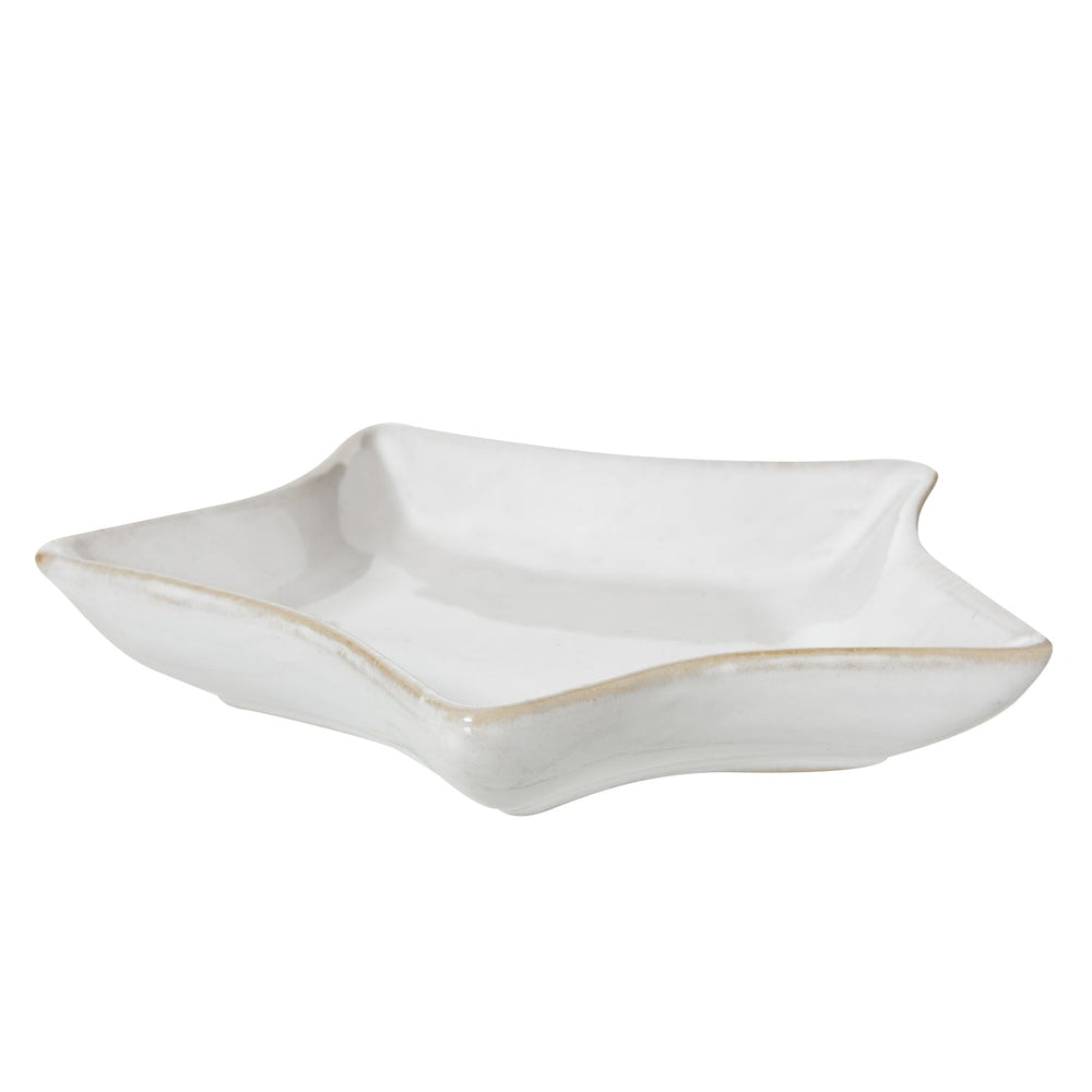 Small White Ceramic Star Dish - Canwell Interiors Limited - Hills
