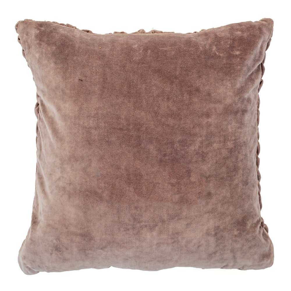 Smocked Velvet Cushion Mushroom - XShowhome Limited - Malini