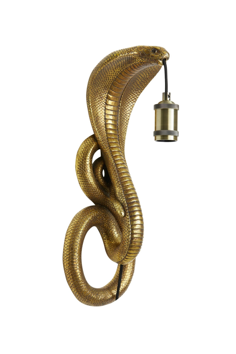SNAKE Wall Light — Antique Bronze - Canwell Interiors Limited - Light & Living