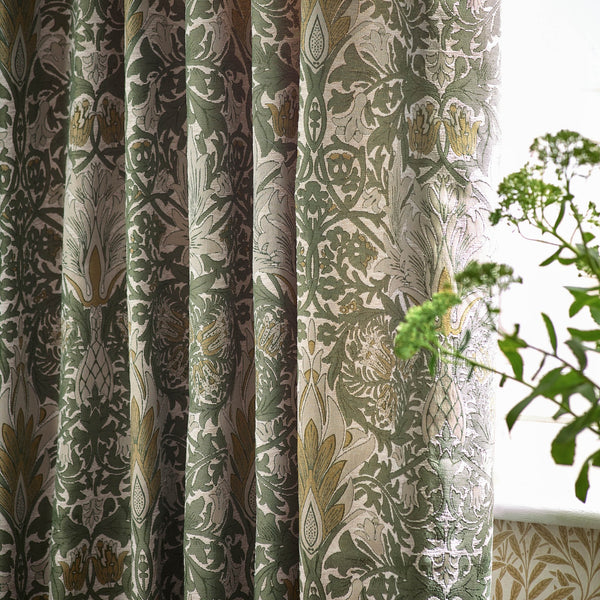 Snakeshead 167x182 Pencil Pleat Curtains Sunflower/Stone - XShowhome Limited - Riva