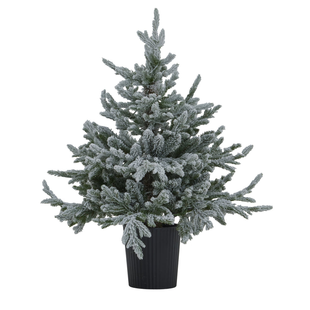 Snowy Forest Fir Pre - Lit LED 300L Christmas Tree in Pot - XShowhome Limited - Hills