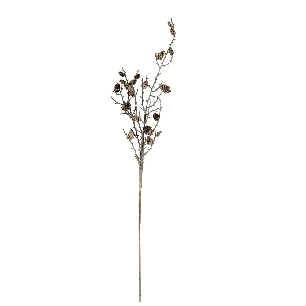 Snowy Winter Woodland Branch With Pinecones - Canwell Interiors Limited - Hills