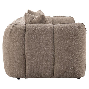 Sofa Hogan Mocca Chunky 3-seater Fire Retardant - XShowhome Limited - Richmond