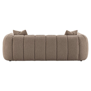 Sofa Hogan Mocca Chunky 3-seater Fire Retardant - XShowhome Limited - Richmond
