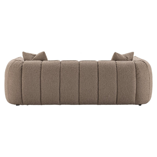 Sofa Hogan Mocca Chunky 3-seater Fire Retardant - XShowhome Limited - Richmond