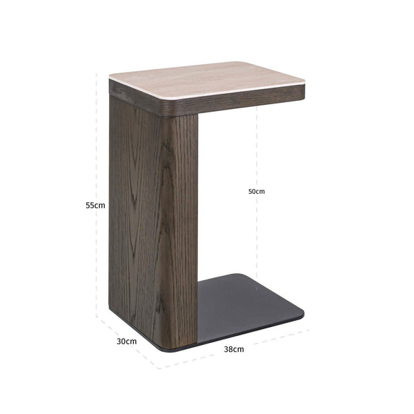 Sofa Side Table Nando Brown - XShowhome Limited - Richmond