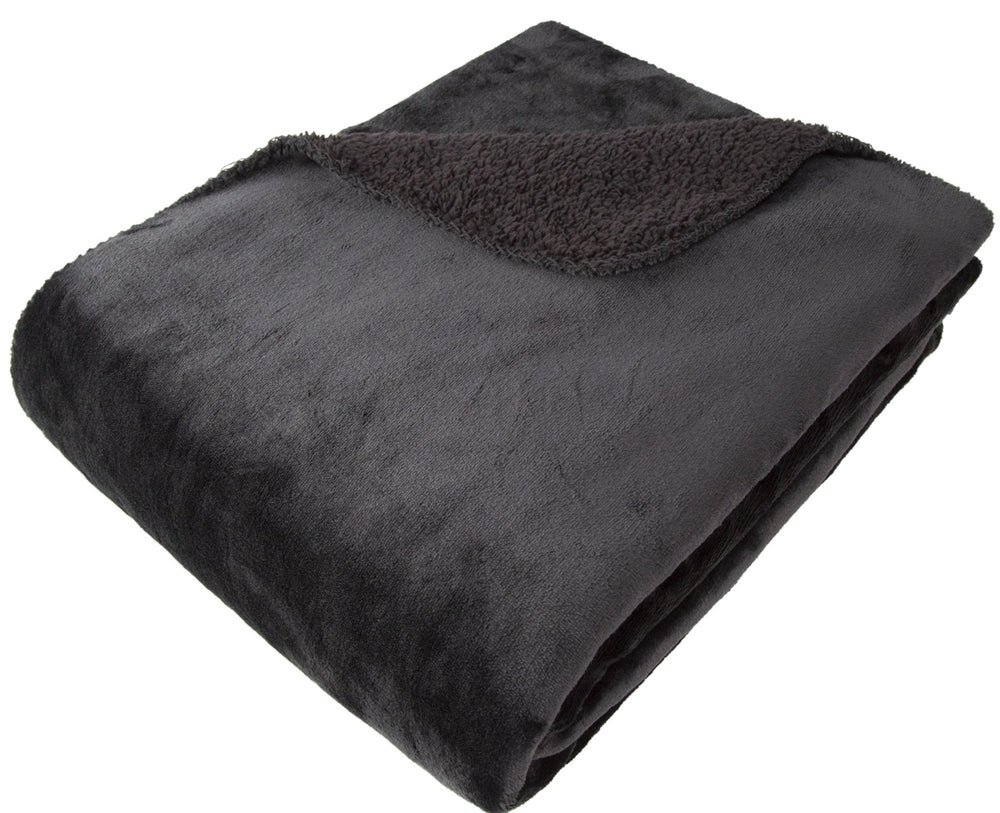 Malini Cosy Black Throw - Canwell Interiors Limited - Malini