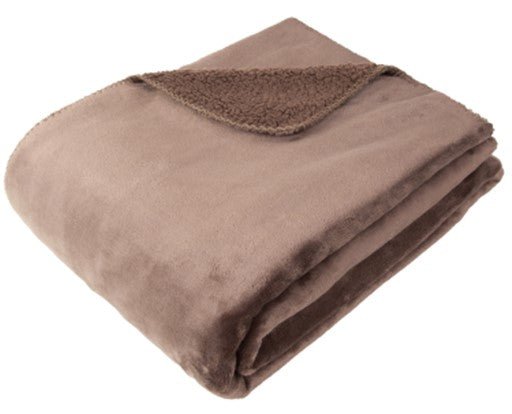 Softest Fleece Throw Coffee 150x200 - Canwell Interiors Limited - Malini