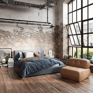 Soho Ink Blue King Size Bed - Canwell Interiors Limited - Canwell