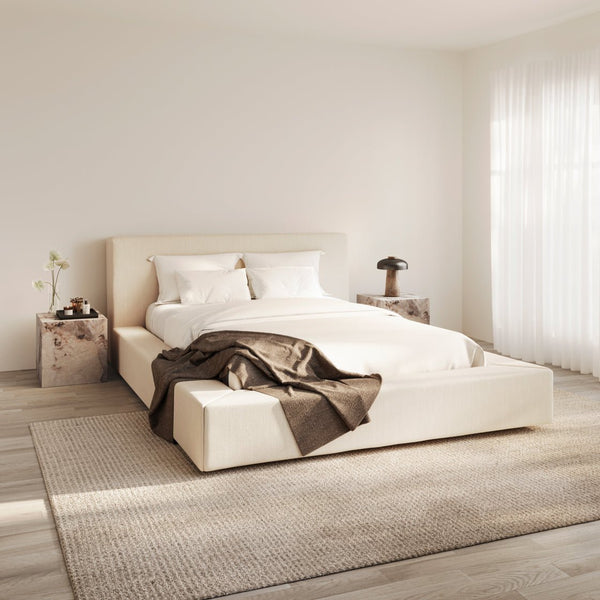 Soho White Clay King Size Bed - Canwell Interiors Limited - Canwell