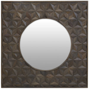 Solana Grey Wash Mango Wood Wall Mirror - XShowhome Limited - Xshowhome