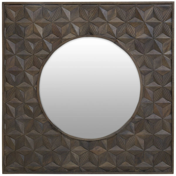 Solana Grey Wash Mango Wood Wall Mirror - XShowhome Limited - Xshowhome