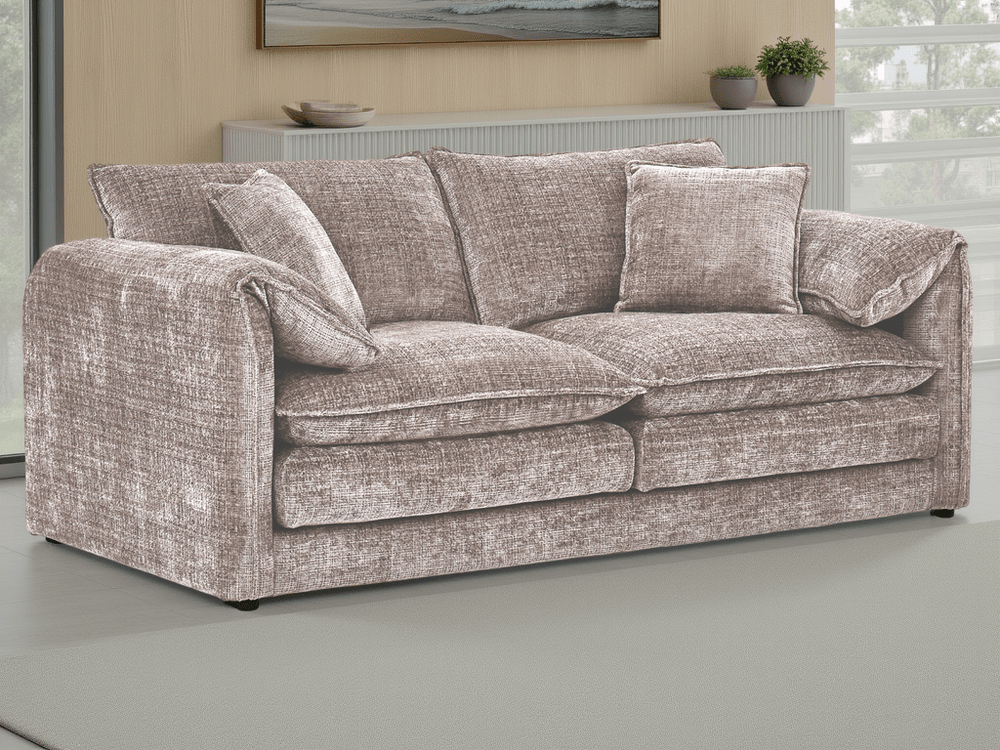 Solaya Sofa Beige 3 Seater - XShowhome Limited - Xshowhome