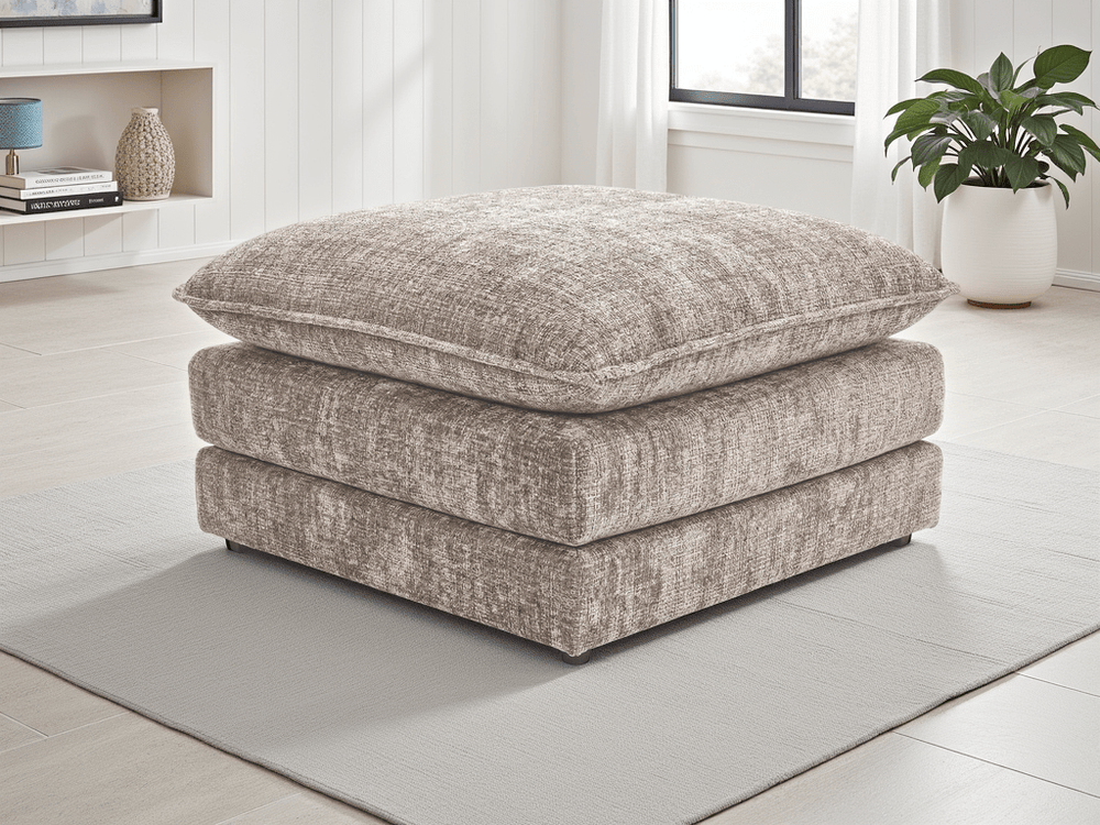 Solaya Sofa Beige Footstool - XShowhome Limited - Xshowhome