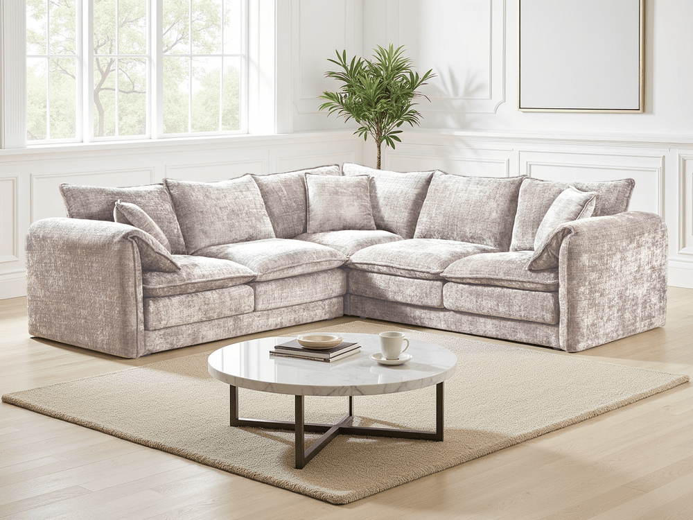 Solaya Sofa Beige Large Corner - XShowhome Limited - Xshowhome