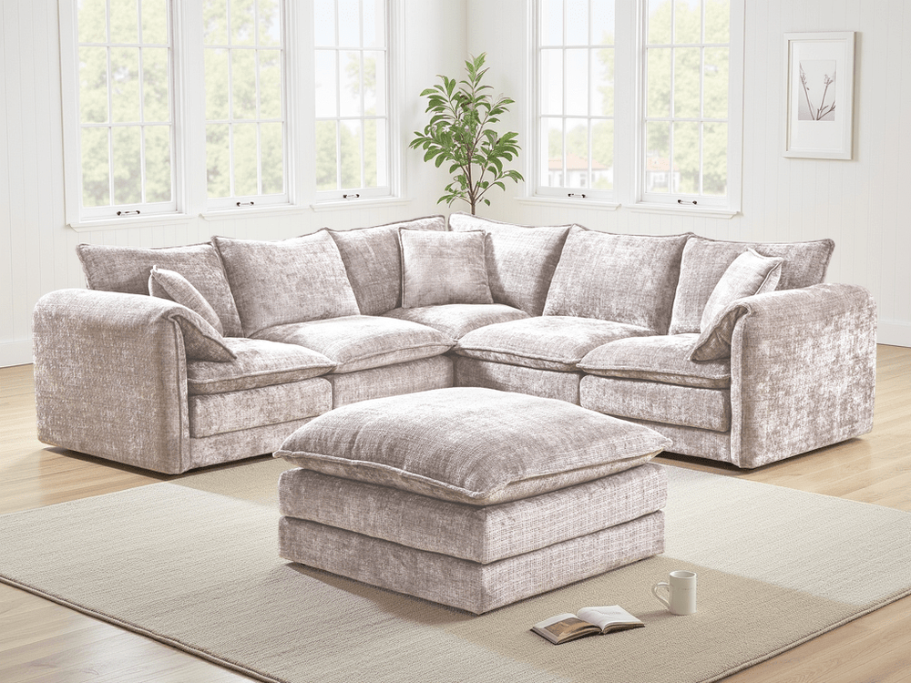 Solaya Sofa Beige Large Corner - XShowhome Limited - Xshowhome