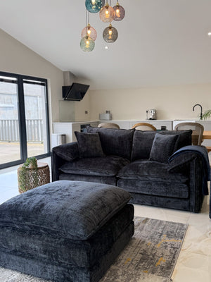 Solaya Sofa Black 3 Seater - XShowhome Limited - Xshowhome