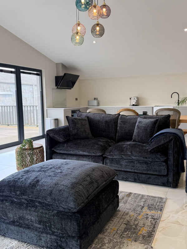 Solaya Sofa Black 3 Seater - XShowhome Limited - Xshowhome