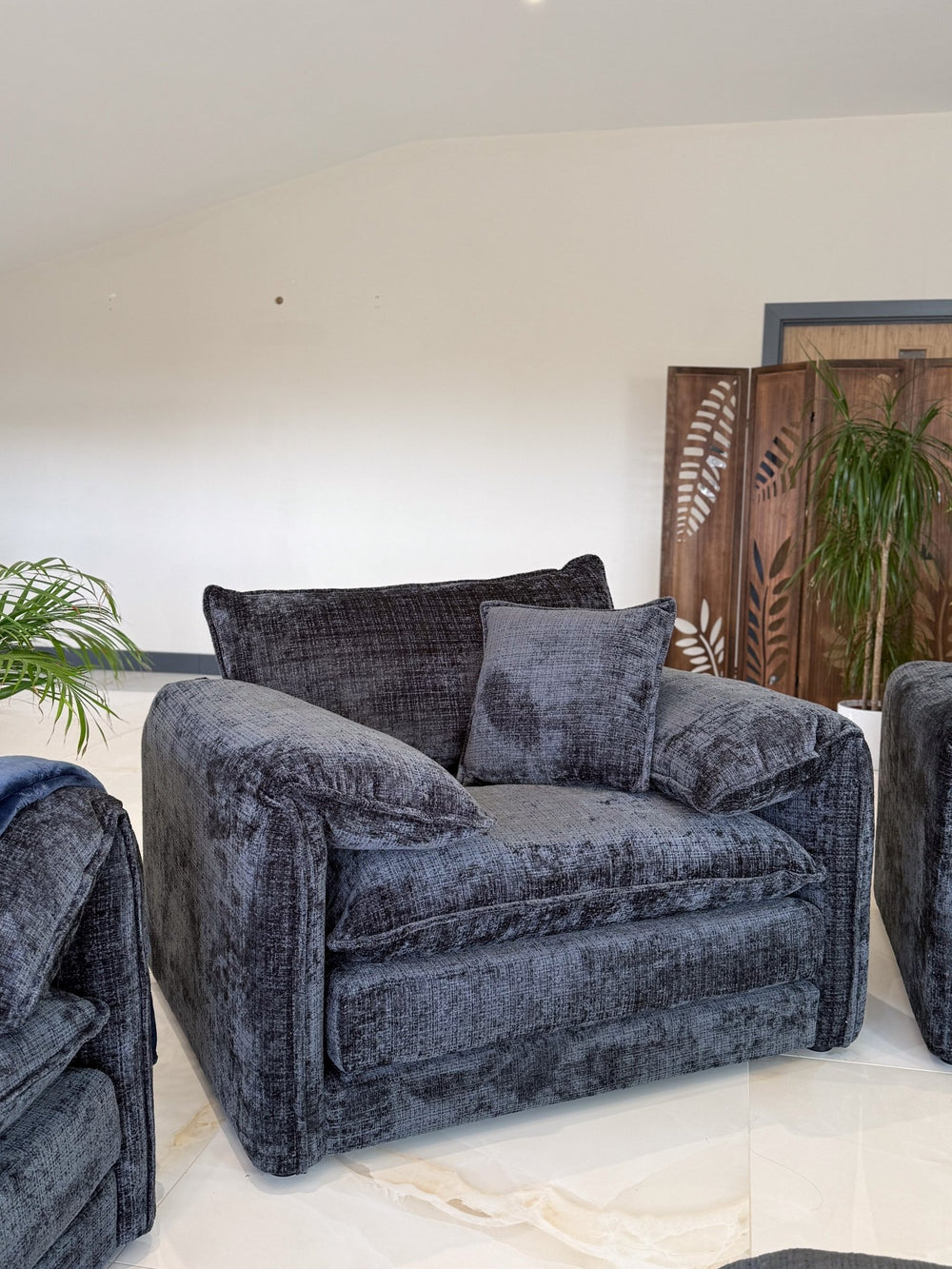 Solaya Sofa Black Armchair - XShowhome Limited - Xshowhome