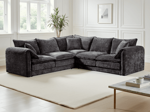 Solaya Sofa Black Large Corner - XShowhome Limited - Xshowhome