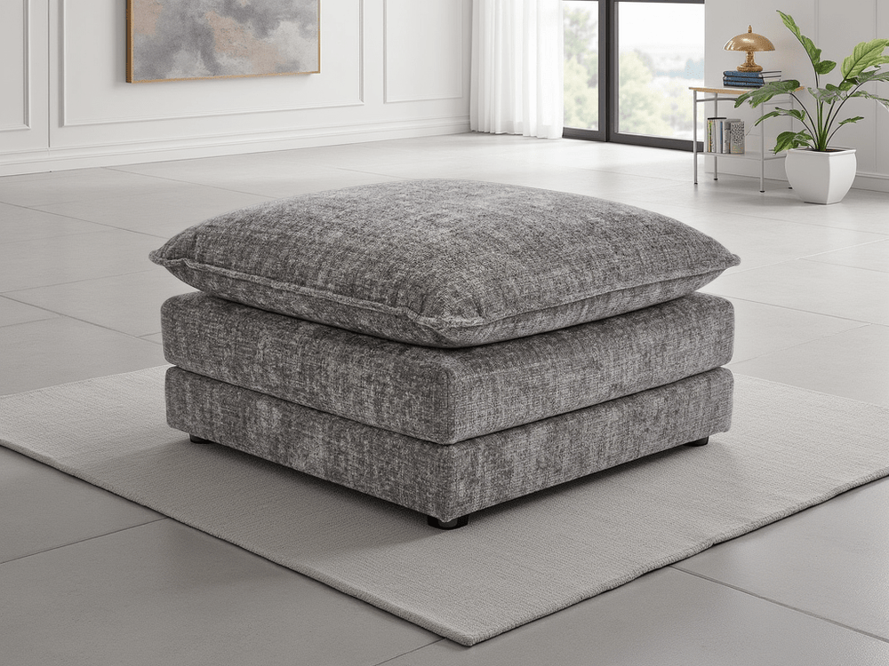 Solaya Sofa Grey Footstool - XShowhome Limited - Xshowhome