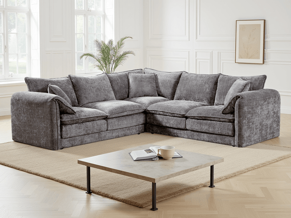 Solaya Sofa Grey Large Corner - XShowhome Limited - Xshowhome