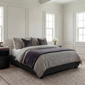 Soller Deep Charcoal King Size Bed - Canwell Interiors Limited - Canwell